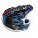 D3 CARBON FIBER TLD FLAME HELMET (Troy Lee Designs)