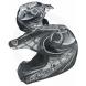 GM46Y YOUTH MX FUTURE & SLICE GRAPHICS HELMET