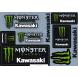 MONSTER ENERGY® KAWASAKI STICKER SHEET (Kawasaki)