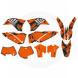CHROME STICKER KIT (KTM)