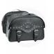 ZIP-OFF SOFTLINE STUDDED LARGE SADDELBAGS