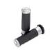 CONTOURED CHROME AND RUBBER HAND GRIPS