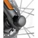 GLOSS BLACK FRONT AXLE NUT COVER KIT
