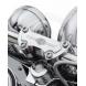 CHROME HANDLEBAR CLAMP HARDWARE KIT