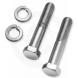 CHROME HANDLEBAR RISER HARDWARE KIT