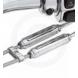 CHROME THROTTLE AND IDLE CABLE ADJUSTER COVERS