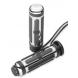 CHROME AND RUBBER HEATED HAND GRIPS