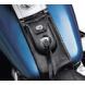 LEATHER TANK PANEL WITH POUCH AND BRAIDED TRIM