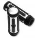CHROME AND RUBBER HAND GRIPS (Harley-Davidson®)