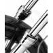 CHROME LOWER FRONT FORK DUST COVERS