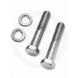 CHROME HANDLEBAR RISER HARDWARE KIT