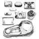 CHROME ENGINE AND TRANSMISSION COMPONENTS