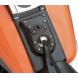 LEATHER TANK PANEL WITH POUCH, CONCHO AND STUDS