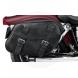 DISTRESSED LEATHER SADDLEBAGS