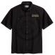 MEN'S SHORT SLEEVE WOVEN SHIRT W/EMBROIDERED BACK