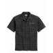 S/S WOVEN WITH JACQUARD BAR & SHIELD LOGO