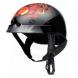 WOMEN'S BLAZING ROSE SPOILER HALF HELMET (KBC)
