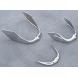 CHROME METAL FENDER TIPS