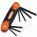 FOLDING HEX/ TORX® KEY SET (Cruz Tools)