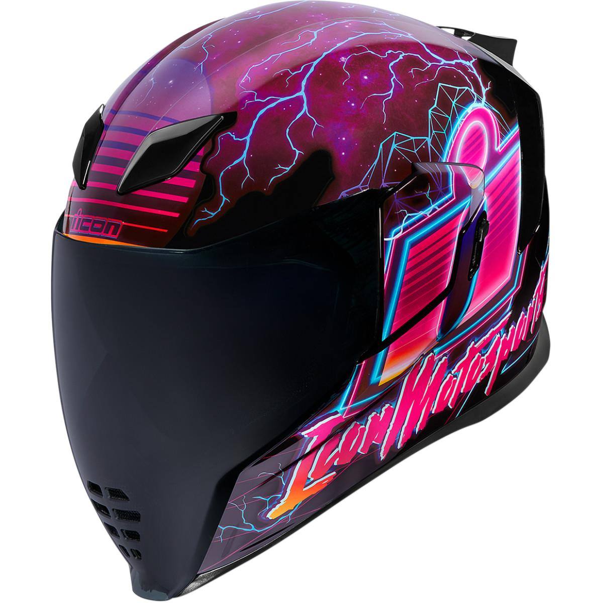 icon AIRFLITE HELMET SYNTHWAVE 美品 Airflite Synthwave Helmets for sale in MIAMI, FL