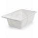 COMMODE PAN SQUARE WHITE (Invacare®)
