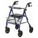 FOUR WHEEL ROLLATOR - BLUE