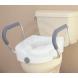 5" LOCKING RAISED TOILET SEAT WITH ARMS