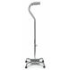 LUMEX SILVER COLLECTION LOW PROFILE QUAD CANE