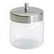 UNLABELED DRESSING JARS WITH COVERS