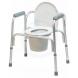 THREE-IN-ONE ALUMINUM COMMODES