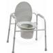 DELUXE ALL-IN-ONE WELDED STEEL COMMODE WITH PLAST (Drive)