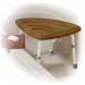 K.D. TEAK ADJUSTABLE HEIGHT BATH STOOL