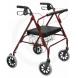GO-LITE BARIATRIC STEEL ROLLATOR, LOOP LOCKS