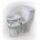 PLASTIC RAISED TOILET SEAT