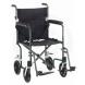 DELUXE FLY-WEIGHT ALUMINUM TRANSPORT CHAIR