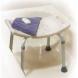 DELUXE, KD, ALUM., ADJ. HEIGHT, BATH BENCH