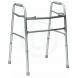 BARIATRIC ALUMINUM FOLDING WALKER, TWO BUTTON