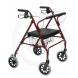 GO-LITE BARIATRIC STEEL ROLLATOR, LOOP LOCKS