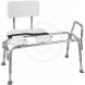 HEAVY-DUTY SLIDING TRANSFER BENCH W/ CUT-OUT SEAT