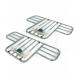 HALF-LENGTH STEEL BED RAILS