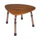 Adjustable Height Teak Bath Bench Stool