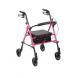 Breast Cancer Awareness Adjustable Height Rollator