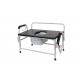 Bariatric Extra Wide Drop Arm Bedside Commode Seat