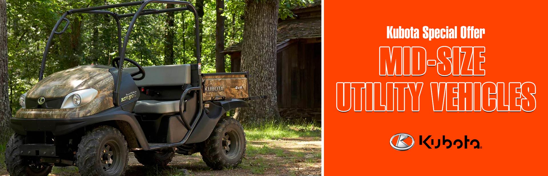 Kubota: Kubota Special Offer - Mid-Size Utility Vehicles