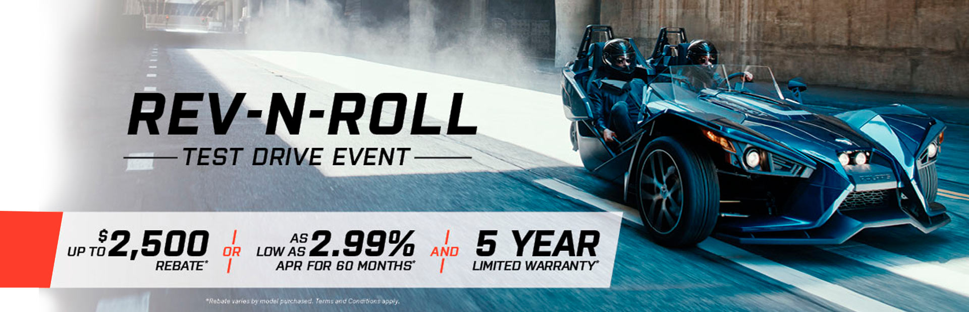 Slingshot: Rev-N-Roll Test Drive Event