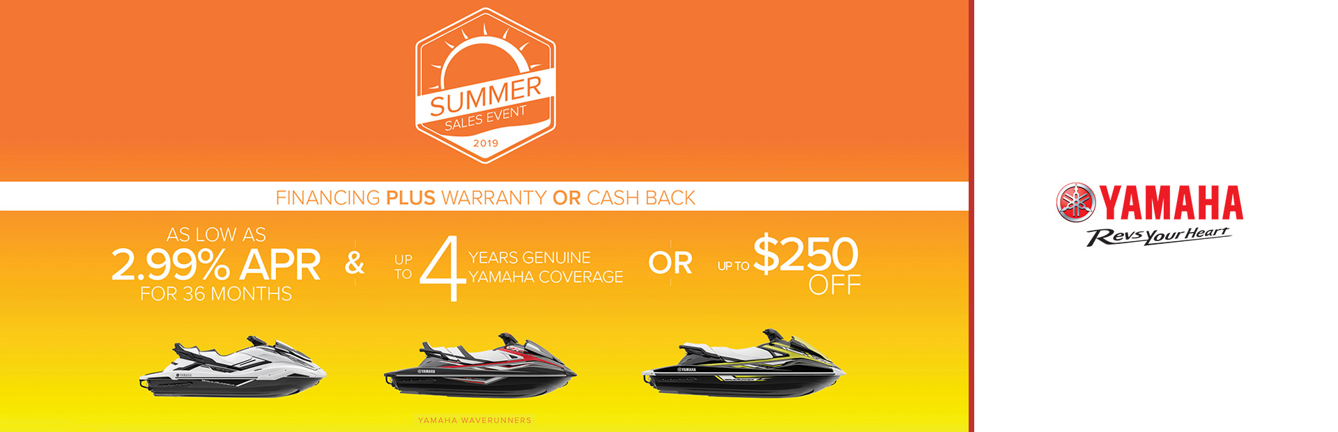 Yamaha: Summer Sales Event