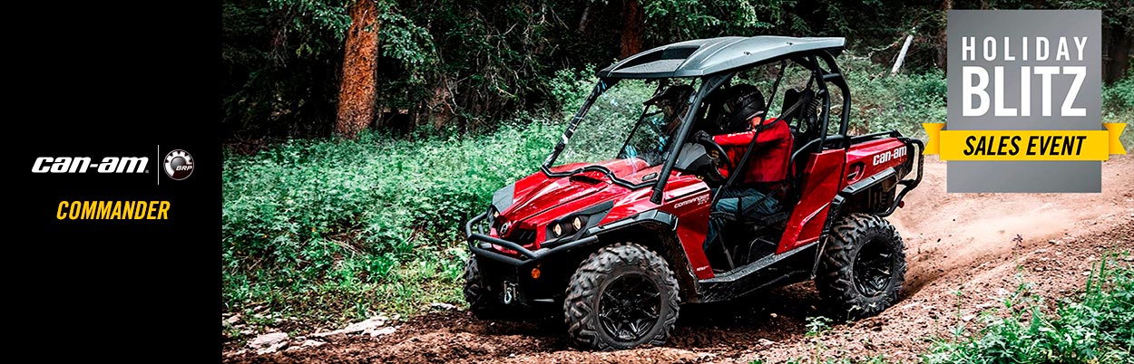 Can-Am: Holiday Blitz Sales Event - COMMANDER