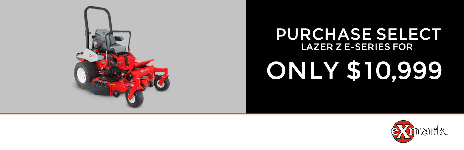 Exmark: Purchase Select Lazer Z E-Series For Only $10,999