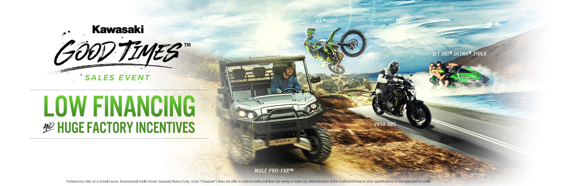 Kawasaki: Good Times™ Sales Event