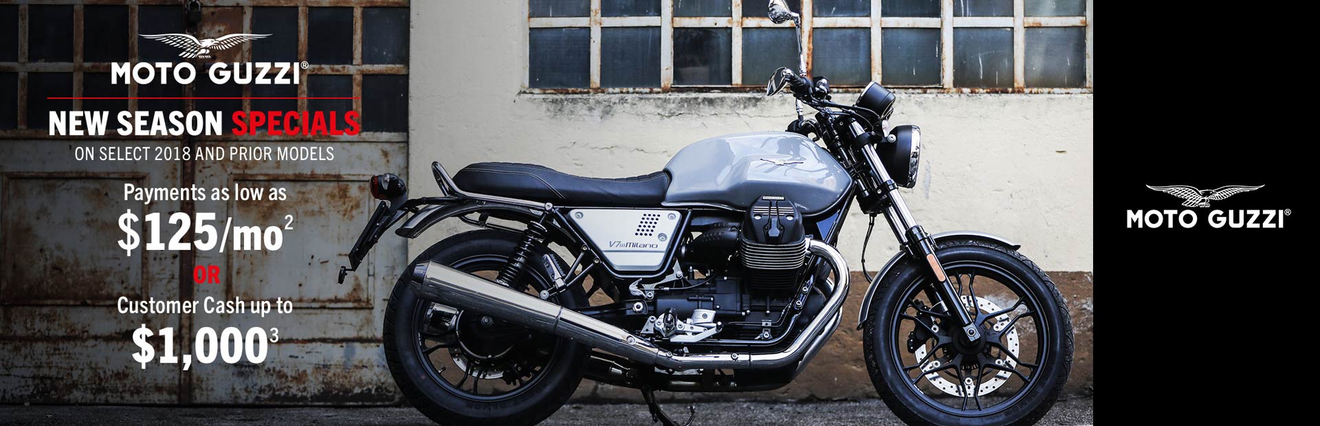 Moto Guzzi: New Season Specials